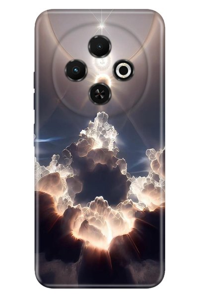 TECNO Spark 30C (KL5n) Kılıf Bulutların Oyunu Temalı Desenli Darbe Emici Silikon