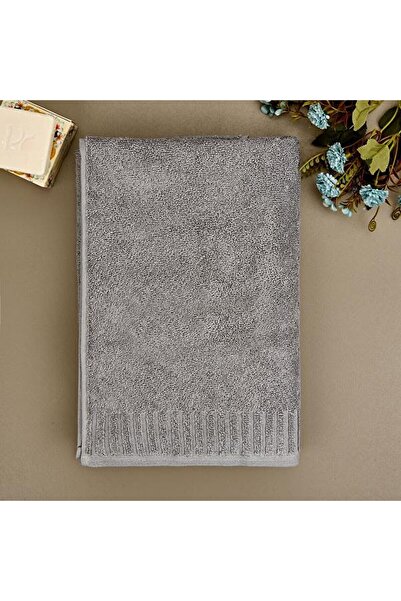 LC Waikiki Nevavm Soft Patte Bath Towel - Gray - 70X140 cm