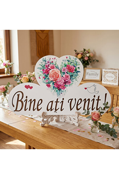 Bello Carino High quality decoration products "Welcome!" Plaque, Intertwined ...