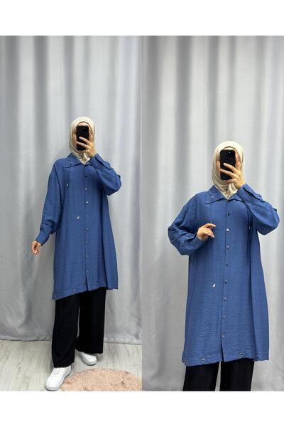 moda acar Bird-Eye Tesettür Tunic