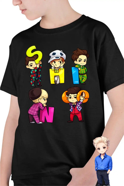 OEM Tricou Copii Baieti Kpop Shinee K-Pop Huntrix