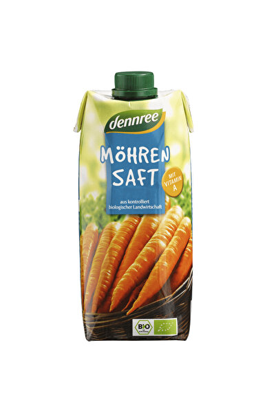 Dennree Suc de morcovi vegan organic 500 ml