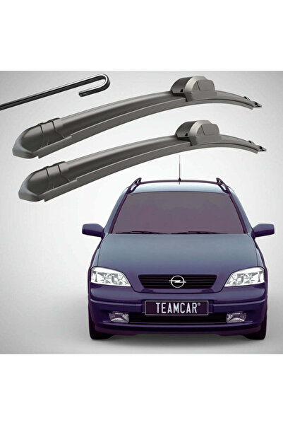 TEAMCAR Set of 2 Flat Windshield Wipers Dedicated for Opel Astra G (1998-2009...