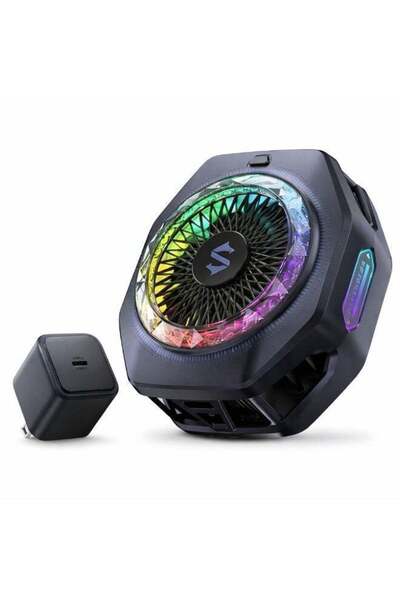 Black Shark Phone Cooler 5 Pro Magnetic Phone/Tablet Cooler – 35W Ultra-Cooli...