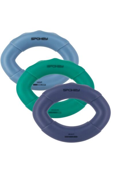 Spokey Set 3 flexori cauciuc, Spokey, usor, mediu, greu