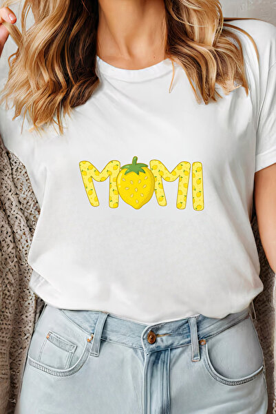 Sarah's Boutique Women's T-shirt – 100% cotton – Lemon Momi