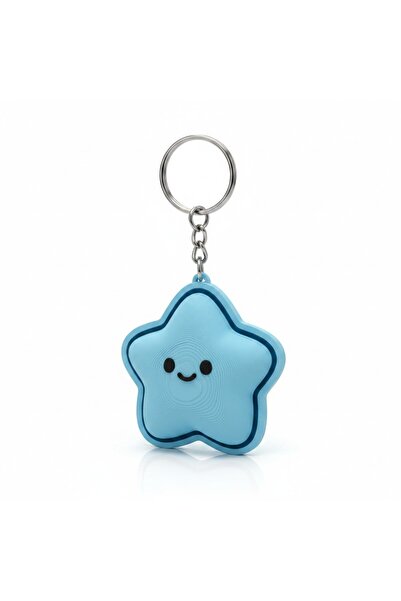 KumaşEvi Yıldız Fidget Clicker Anahtarlık – Tıklamalı Stres Giderici Aksesuar...