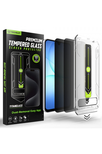 Techsuit Folie de protectie Ecran Privacy TitanGlass CrystalHD pentru Samsung...