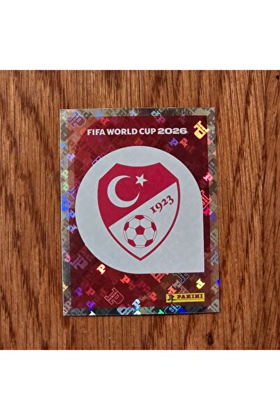 Panini FWC 2026 Türkiye Takım Logosu Parlak Lisanslı Sticker TUR 1