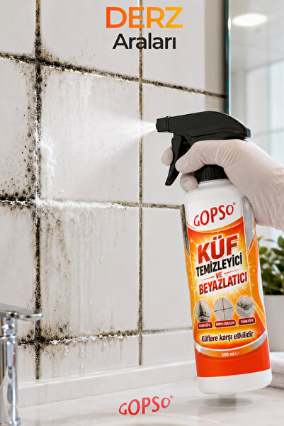 Gopso 2'li Küf Temizleyici ve Beyazlatıcı Sprey 500 ml -
