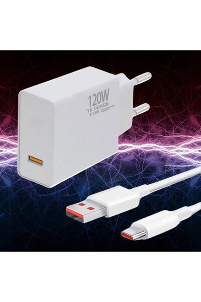 Findit 120W USB Hızlı Type C Uçlu Kablolu Şarj Aleti (2818)