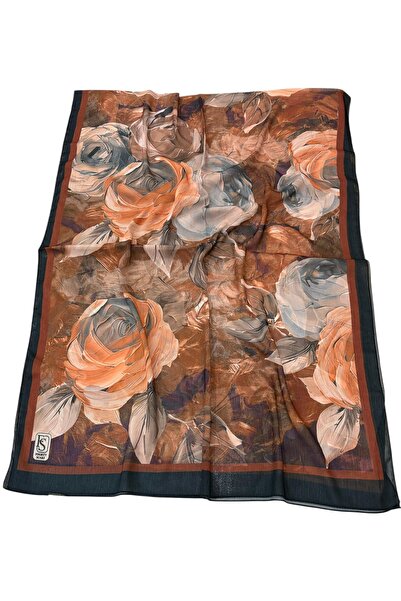 istanbul prensesleri Patterned Chiffon Shawl High-Quality Stylish Model