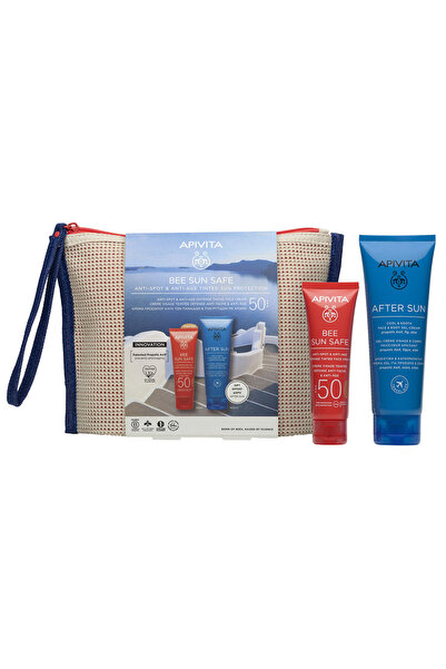 Apivita Bee Sun Safe Αντι-κηλιδική & Αντιγηραντική Έγχρωμη Κρέμα Προσώπου SPF...