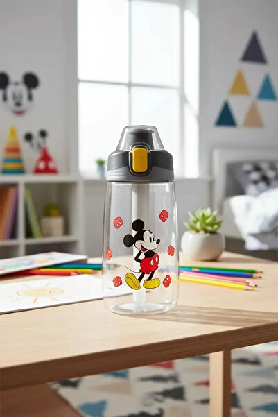 Miniso Disney mickey mouse licensed silicone grip tritan water bottle 500ml -...