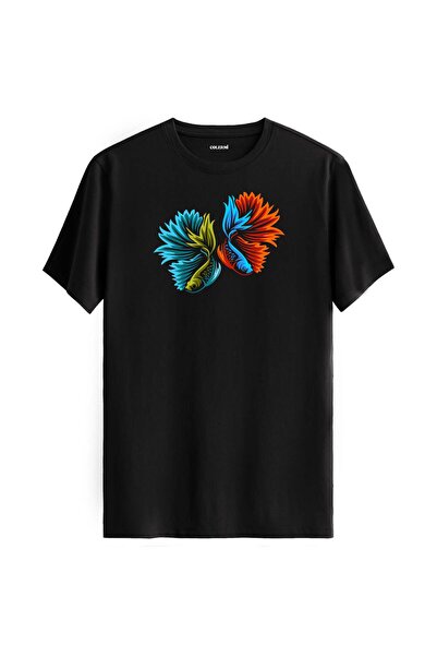 Colermi Betta Fish Design T-Shirt