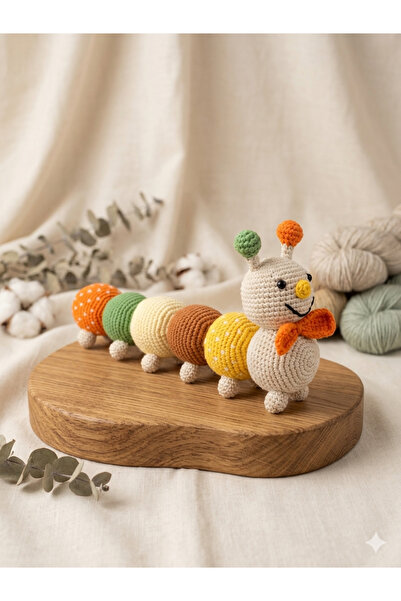 HANDORA_TR Amigurumi tırtıl uyku arkadaşı