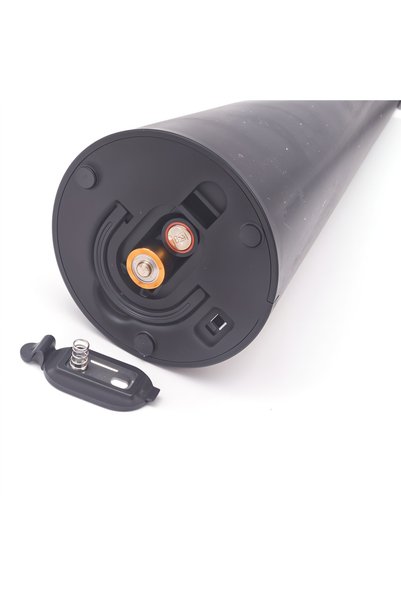 Generic Brand Ventilator electric anti-insecte negru cu USB și baterii Ø8.5x25cm