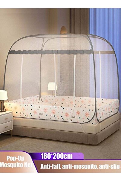 Generic Pop-Up Mosquito Net Tent Wide Roof Portable Folding Bed Tent with Dou...