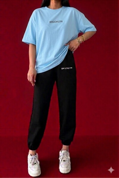 SILATU Brooklyn Printed Tracksuit T-Shirt Set