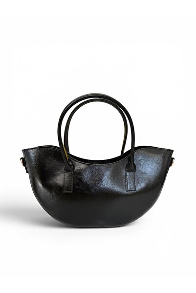 Aslia Collection Bags Kadın El Ve Omuz Çantası Yarım Ay Model Baget Çanta -Ay...