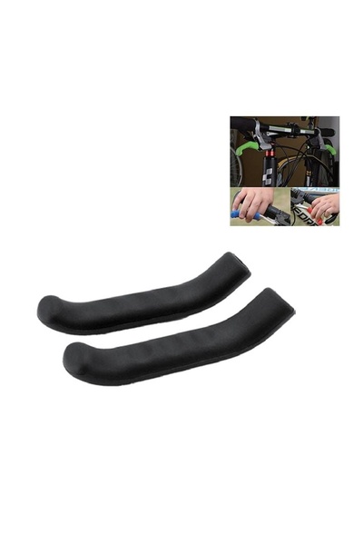 OEM PVC Bicycle Brake Protectors, Black, 2 Pieces, Maintenance Accessories
