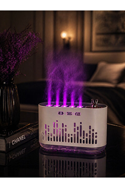 Aromaterapi Difüzör Serin Sis Nemlendirici RGB Renkli