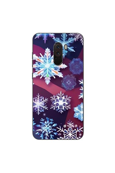 OEM Husa compatibila cu Xiaomi Pocophone F1 Silicon Gel Tpu Model Fulgi de Gh...