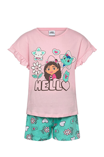Gabby's Dollhouse Summer pajamas, short sleeve, cotton, Hello Roz