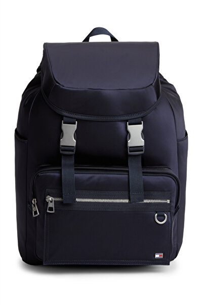Tommy Hilfiger Th Travel Backpack Erkek Sırt Çantası Mavi