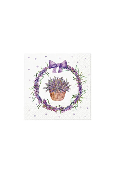 OEM Servetele din hartie Tete a Tete, decoupage Lavender Basket, 33x33cm, 20 ...