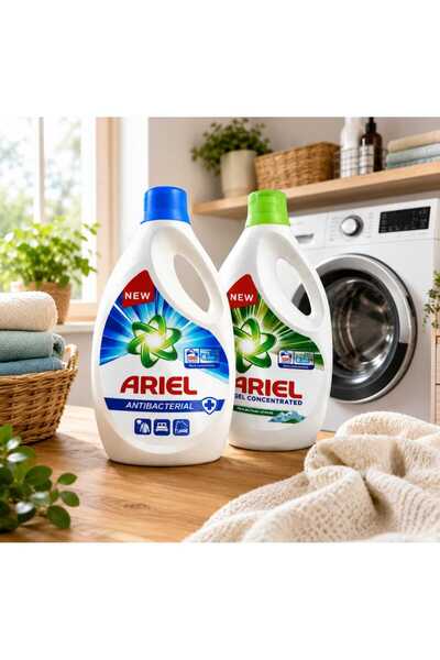 Ariel Professional Detergent Top Bottom Set+mountain spring 5L