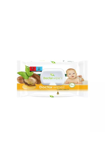 OEM Doctor Wipe's wet wipes with argan oil for children, 72 pieces
