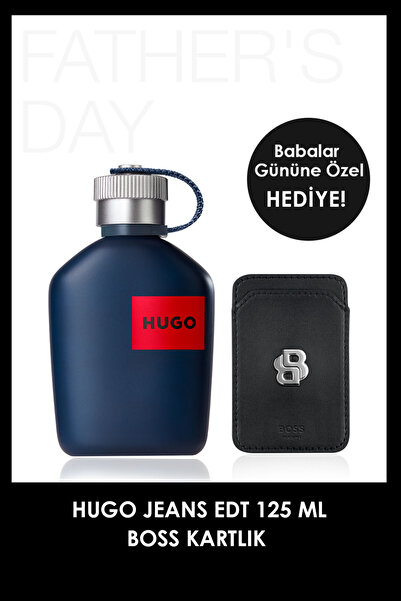 BOSS Hugo Jeans EDT 125 ml Parfüm + Kartlık Erkek Parfüm Set