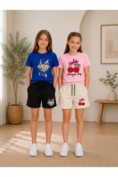 cm buseyiz Busekids Girls' Summer Collection 2-Piece Set