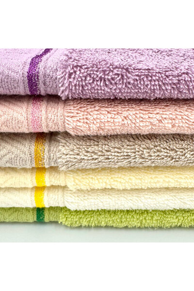 MEİSO Prosop PREMIUM MĚISO 34x50 cm din Bumbac 100% 90 g/buc cu Model Jacquard – Compact, Absorbant și Elegant