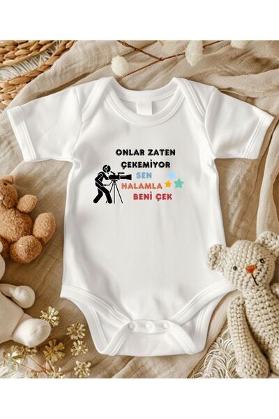 lupi Hala Yazılı % 100 Pamuk Bebek Zıbın 525