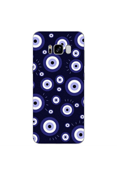 Other Samsung S8 Plus Purple evil eye bead Transparent Silicone TPU Θήκη