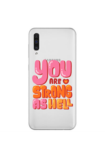 Other Samsung A70 You are Love Strong Transparent Silicone TPU Θήκη