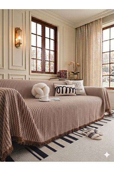CÇE HOME TEKSTİL Cotton Sofa Cover Pique 175 X 350 cm