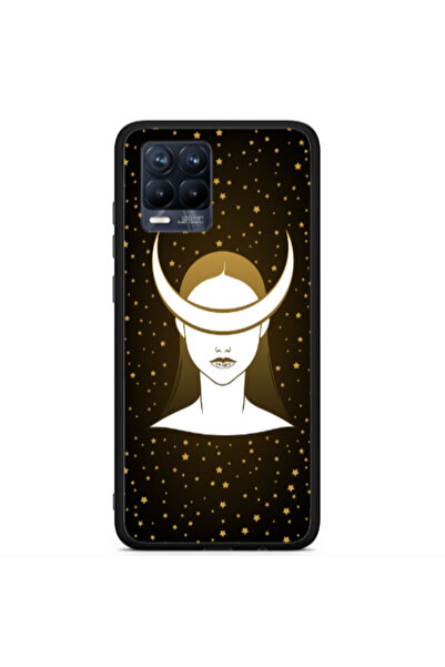 Other Realme 8 i Moon eyes Black Glossy Θήκη