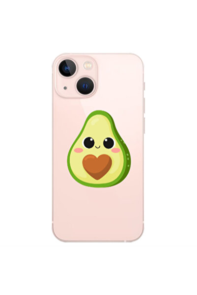 Other Apple iPhone 13 Baby avocado Transparent Silicone TPU Θήκη