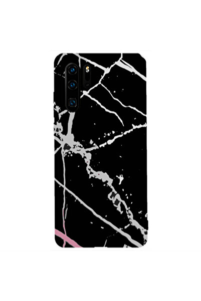 Other Huawei P30 Pro Marble Cream Cracks Transparent Silicone TPU Θήκη