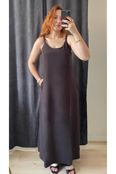 Tumtum Wear Aerobin Strap Dress with Slit Detail