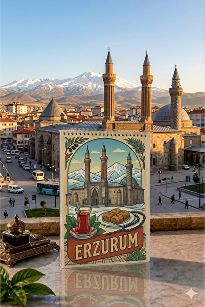 Z&R CRAFT Erzurum Themed Unlined White Notebook. A5 Unlined White Notebook. A...