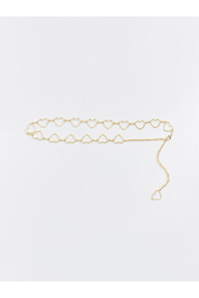 LC Waikiki Esvab • Modern & Distinctive Heart Figured Chain Women's Belt