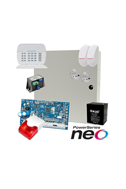 DSC Kit alarmă antiefracție NEO cu sirenă de interior KIT2016INT