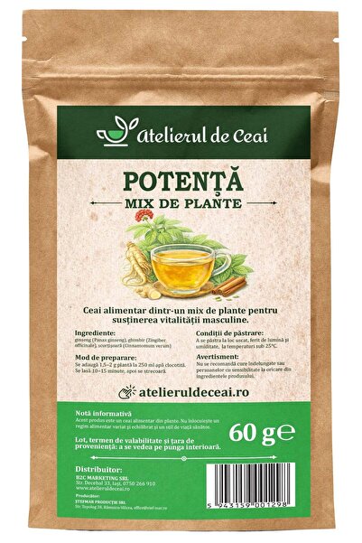 atelierul de ceai Ceai contra Impotentei
