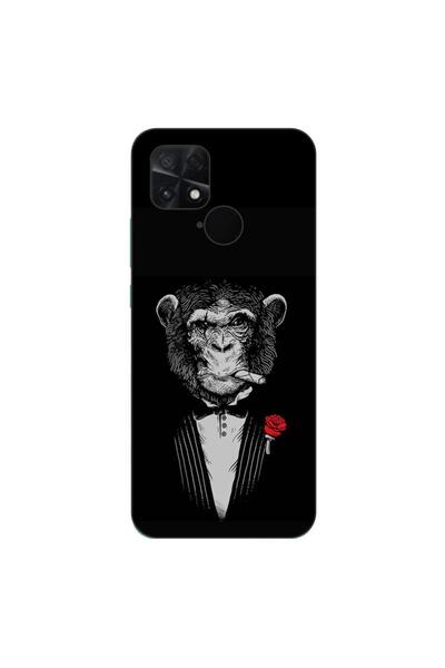 OEM Case compatible with Xiaomi Poco C40 Silicone Gel Tpu Model Cigar Monkey
