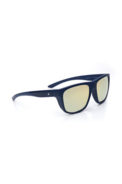 FASTRACK Polarized Sunglasses Blue Frame Orange Mirror Lens 60mm - P543OR2PV