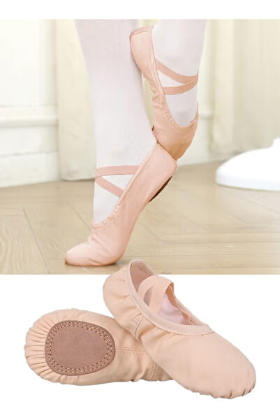GGEROU Women Ballet Shoes Highly Stretch Canvas Ballet Slippers Split Sole Yo...